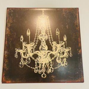 Vintage Chandelier Wall Art ( 3 Pieces)